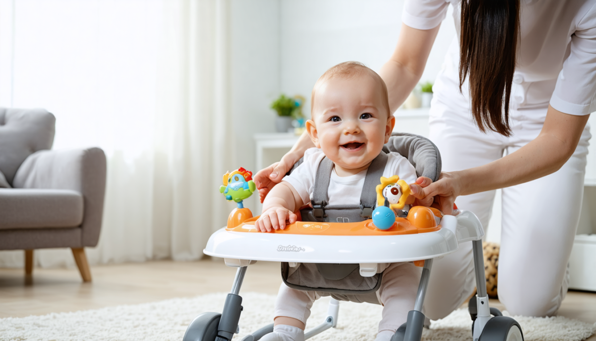 découvrez à quel âge un bébé peut utiliser un trotteur en toute sécurité grâce aux conseils d'experts pour accompagner son développement.