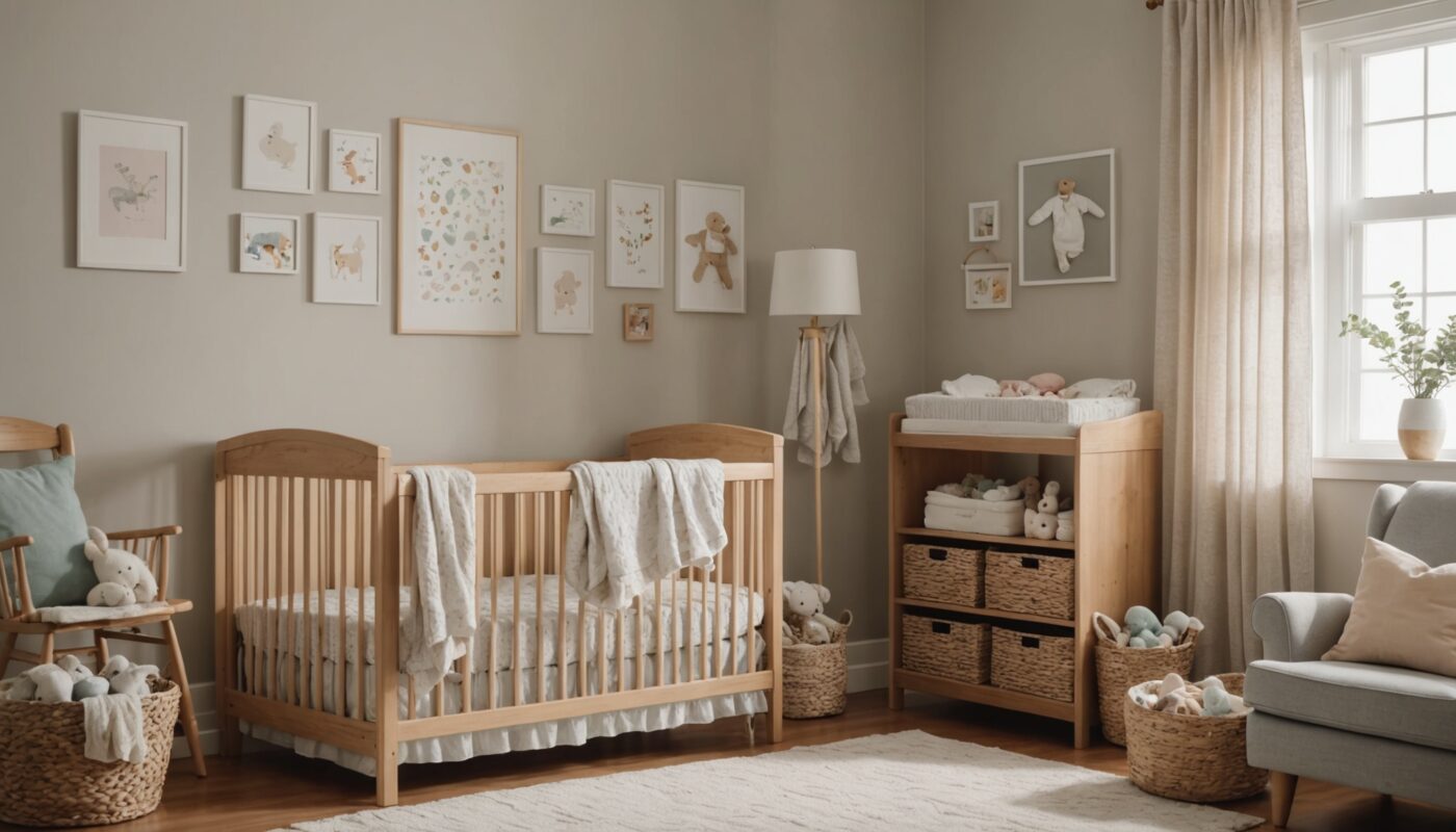 Astuces indispensables pour aménager une chambre de bébé chaleureuse et fonctionnelle