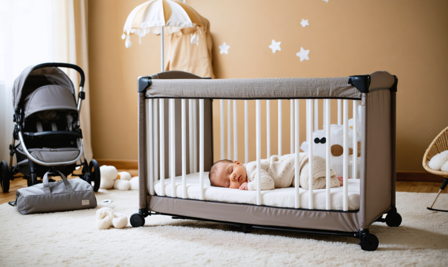 Quand et pourquoi choisir un lit parapluie pour votre bébé ?