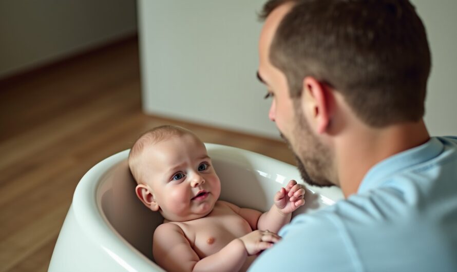 Pourquoi choisir une table à langer avec baignoire : les atouts incontournables pour bébé et parents