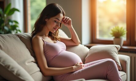 Maux de tête en fin de grossesse : un possible indice de pré-éclampsie à 9 mois ?