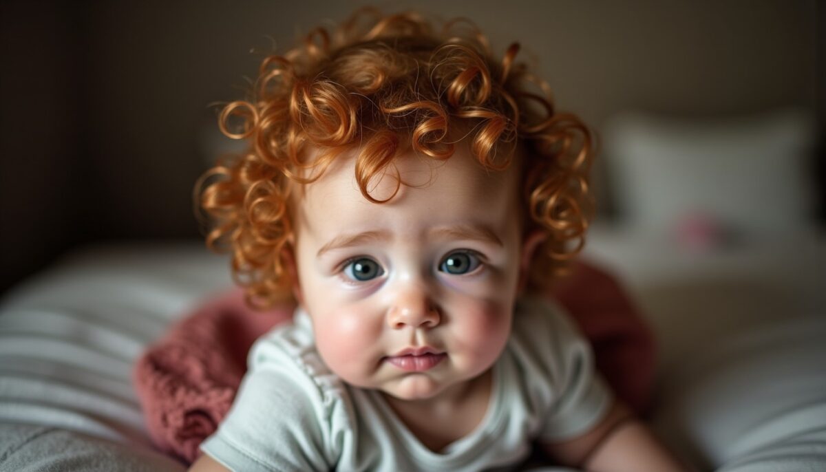 Bébé aux cheveux roux : comment prédire si cette jolie couleur va durer ?